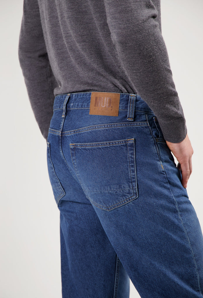 MUD JEANS Alex mid loose jeans rustic blue men