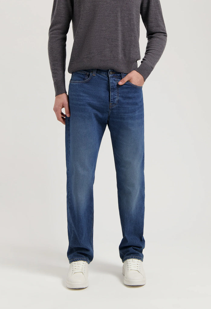 MUD JEANS Alex mid loose jeans rustic blue men