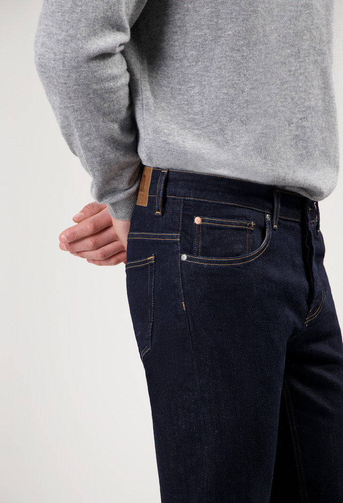 MUD JEANS Hank mid tapered jeans strong blue men