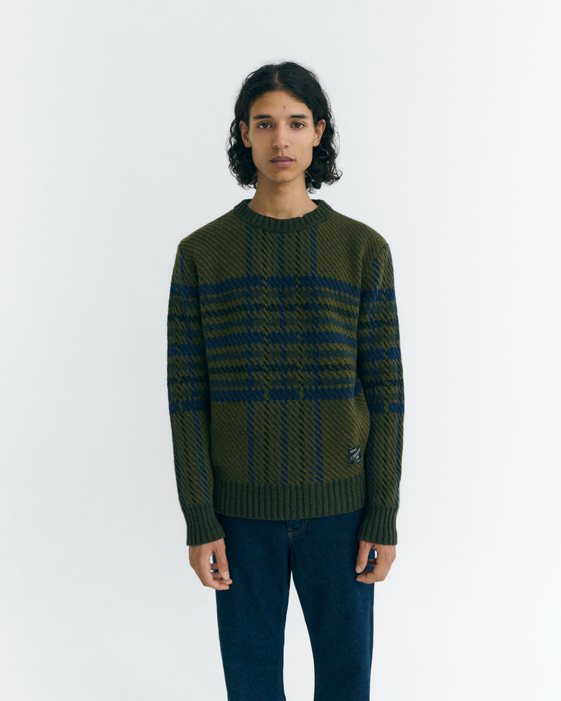 THINKING MU Khem knitted jumper hillside men
