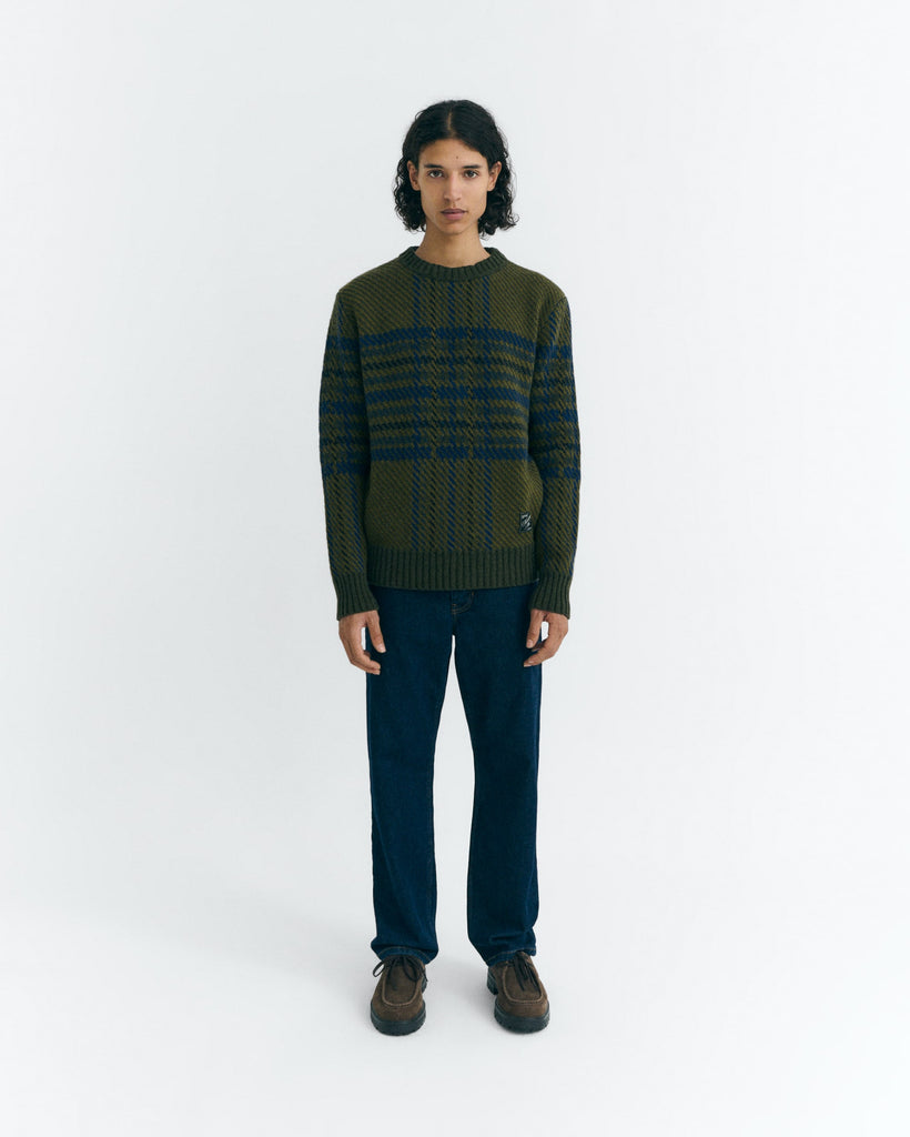 THINKING MU Khem knitted jumper hillside men