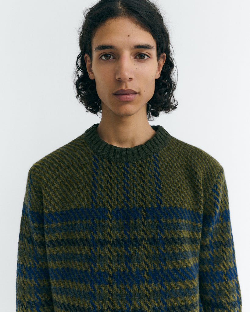 THINKING MU Khem knitted jumper hillside men