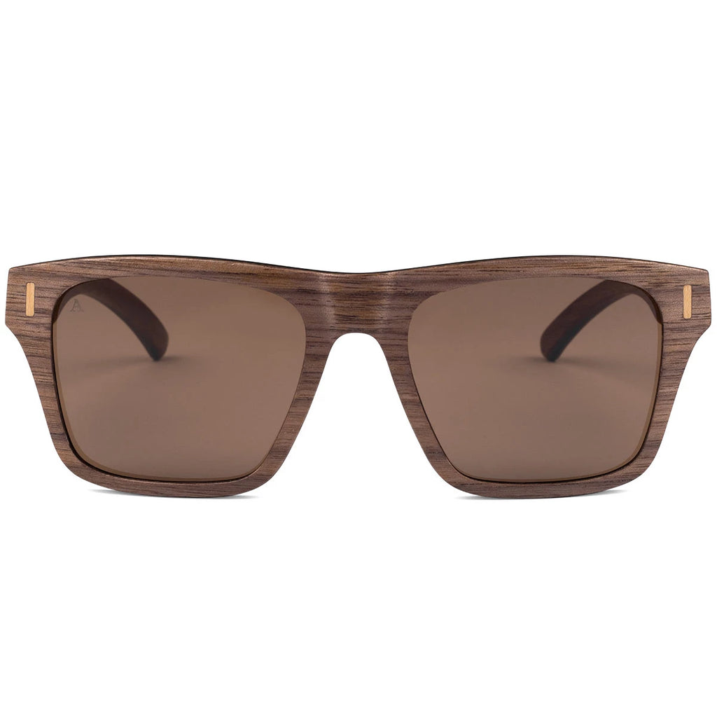 AARNI Monza sunglasses walnut polarized lenses