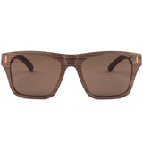 AARNI Monza sunglasses walnut polarized lenses