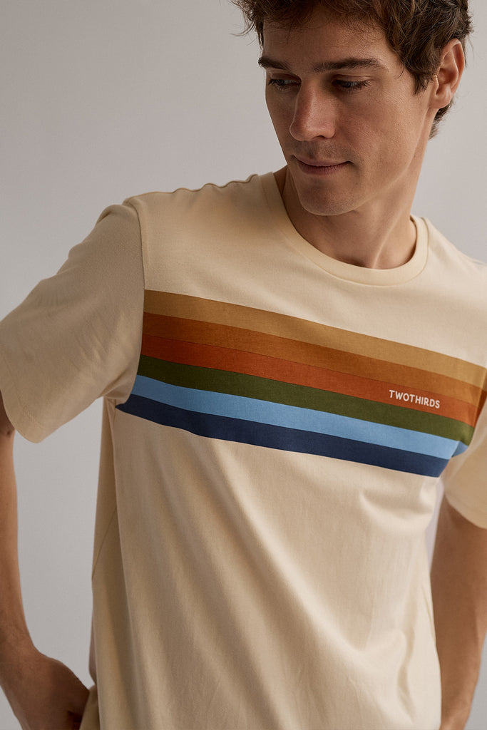 TWOTHIRDS Popo t-shirt vintage ecru men