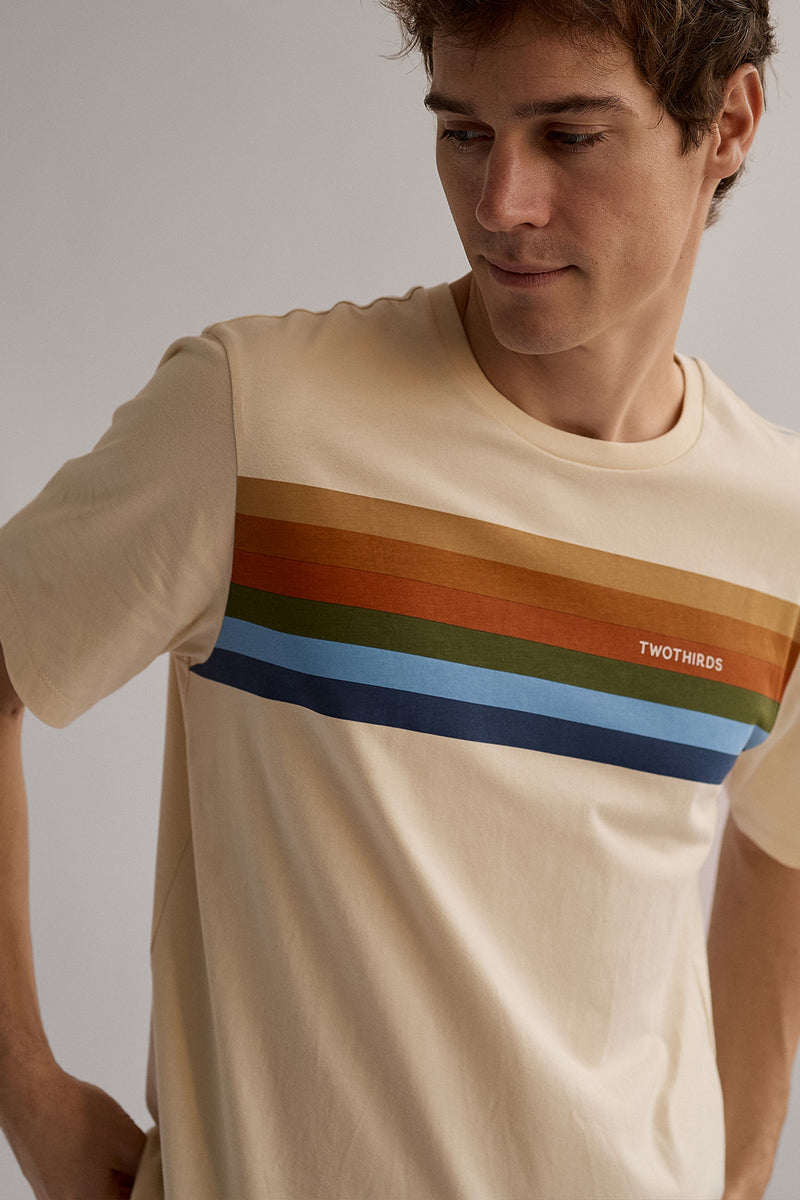 TWOTHIRDS Popo t-shirt vintage ecru men