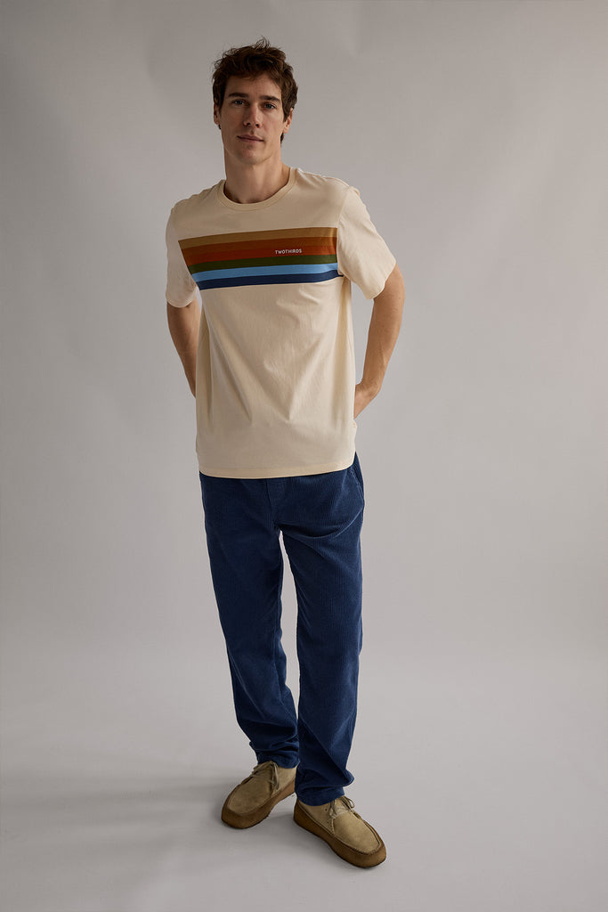 TWOTHIRDS Popo t-shirt vintage ecru men