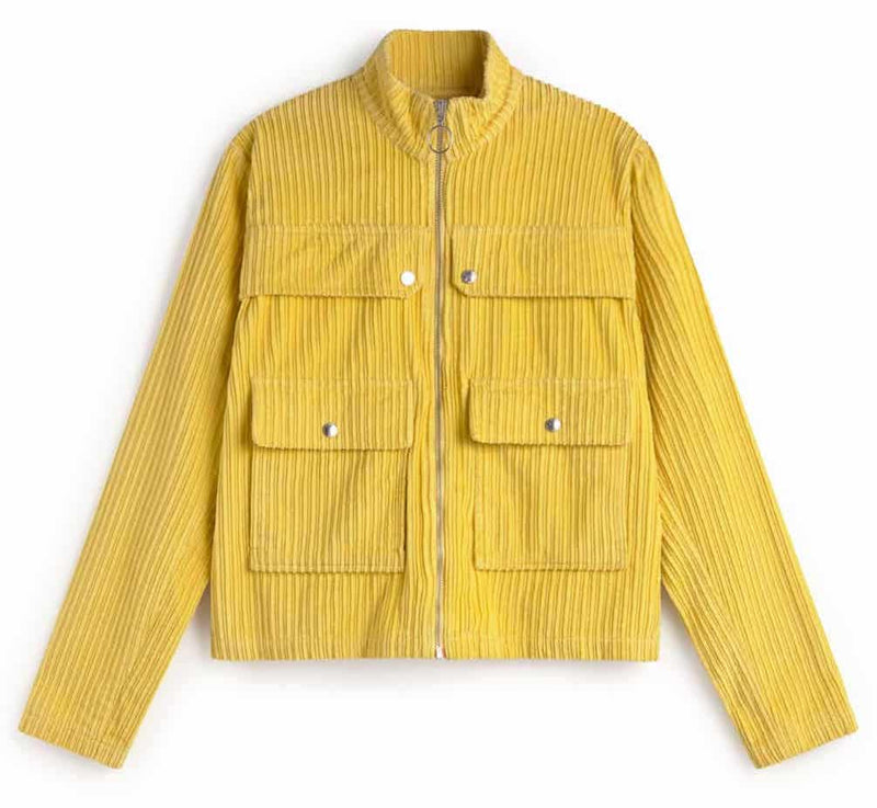 THINKING MU Celia corduroy jacket butter women