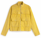 THINKING MU Celia corduroy jacket butter women