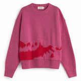 THINKING MU Petra knitted jumper pink women