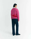 THINKING MU Petra knitted jumper pink women