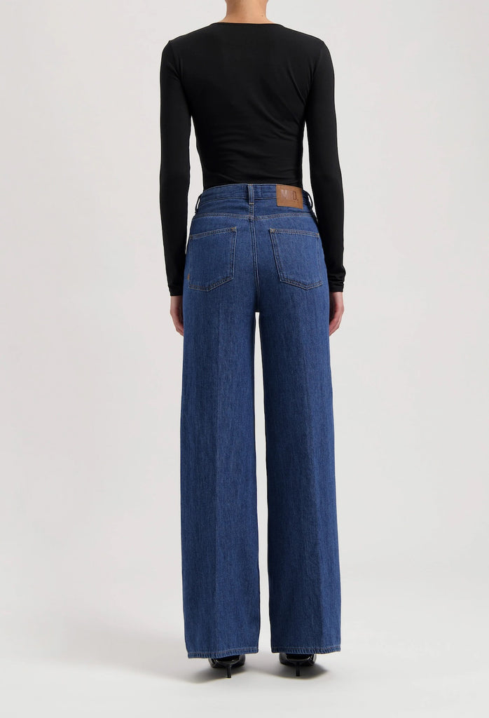 MUD JEANS Sara high loose FLOW jeans stone indigo women