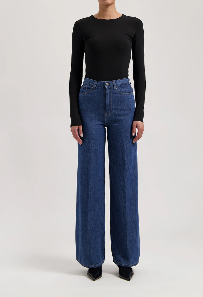 MUD JEANS Sara high loose FLOW jeans stone indigo women