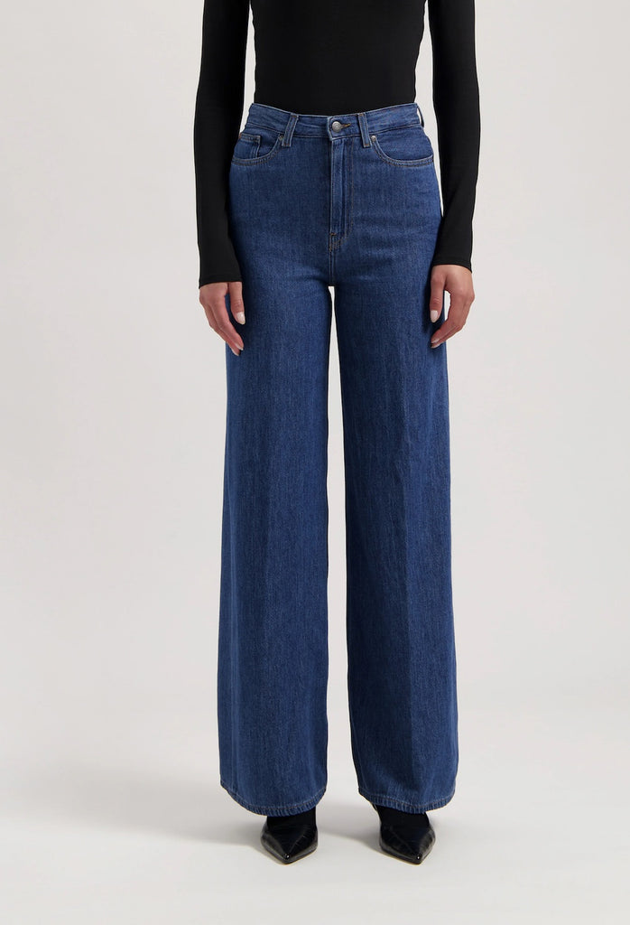 MUD JEANS Sara high loose FLOW jeans stone indigo women