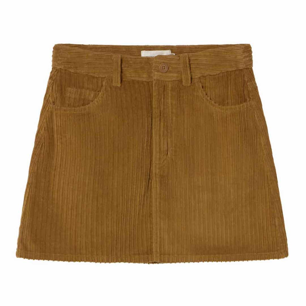THINKING MU Kimmy corduroy skirt light oak women
