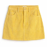 THINKING MU Kimmy corduroy skirt butter women