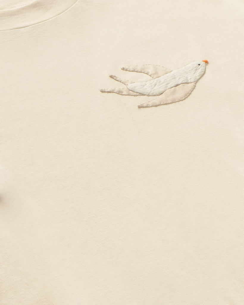 THINKING MU Volta bird t-shirt off white women