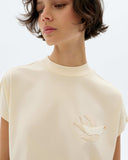 THINKING MU Volta bird t-shirt off white women