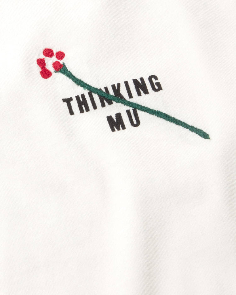 THINKING MU Lucia flor TM t-shirt white women