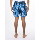KCA 1180002 Swim shorts with elastic waist AOP 9992 men