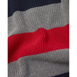 KCA 80589 Valley O-neck striped knit 1293 Scarlet