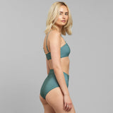 DEDICATED Slite bikini pants duck green women