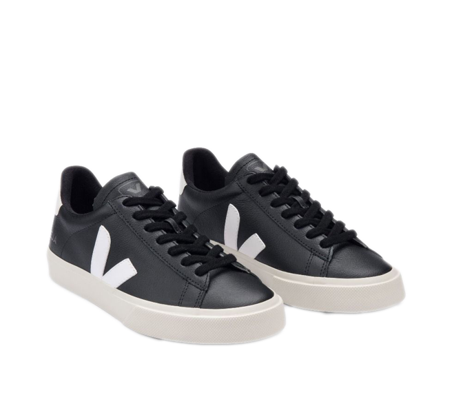 VEJA Campo Chromefree Black White Women