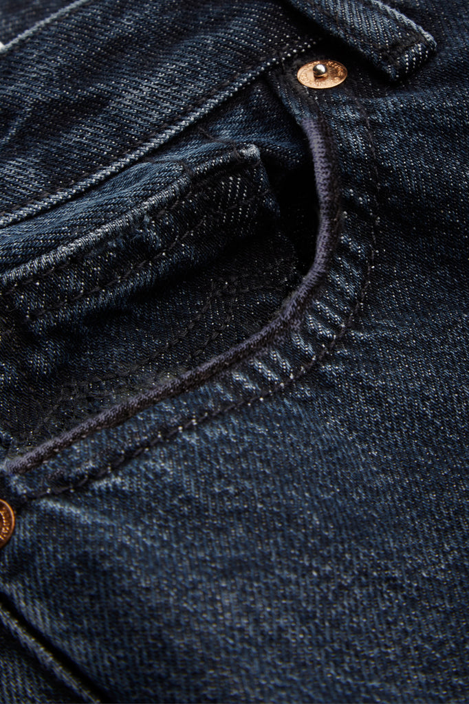 Kings of Indigo Caroline cropped clean Burgos recycled night women