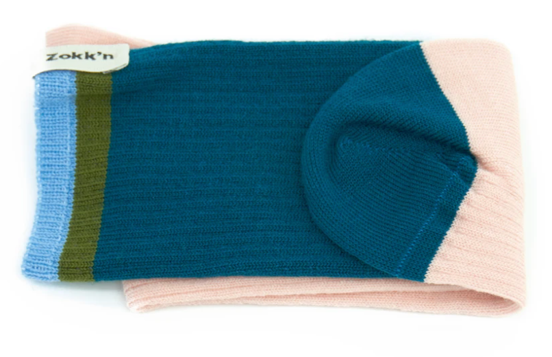 Zokk'n Marcella SINGLE SOCK pink and blue