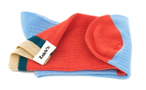 Zokk'n Jules SINGLE SOCK coral and blue