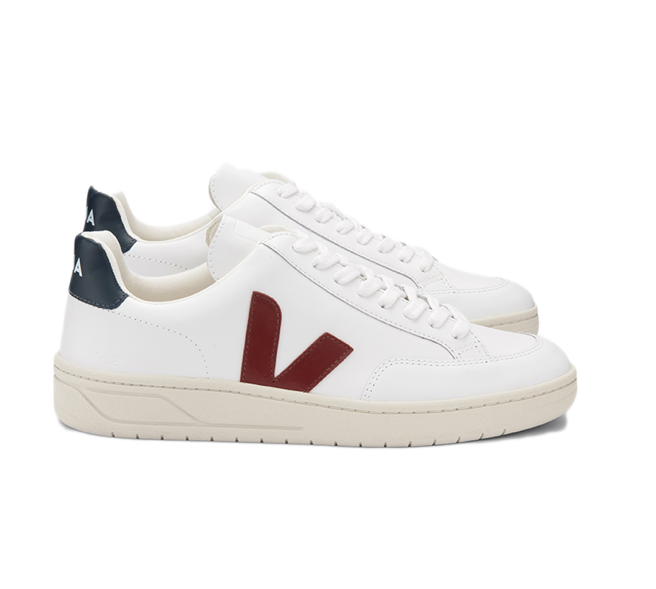 VEJA V-12 Extra White Marsala Nautico Men