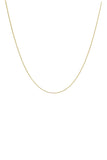Wildthings Collectables Curb chain necklace gold plated 45cm