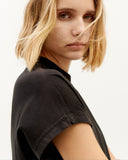 THINKING MU Basic Volta T-shirt black Women