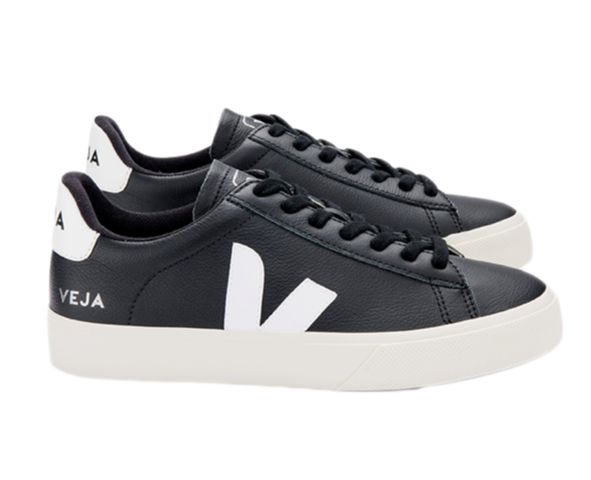 VEJA Campo Easy Black White Women