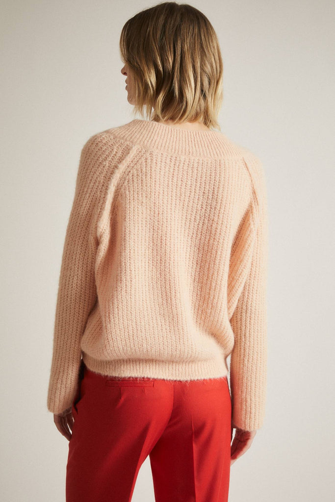 LANIUS V-neck pullover 12312 peach