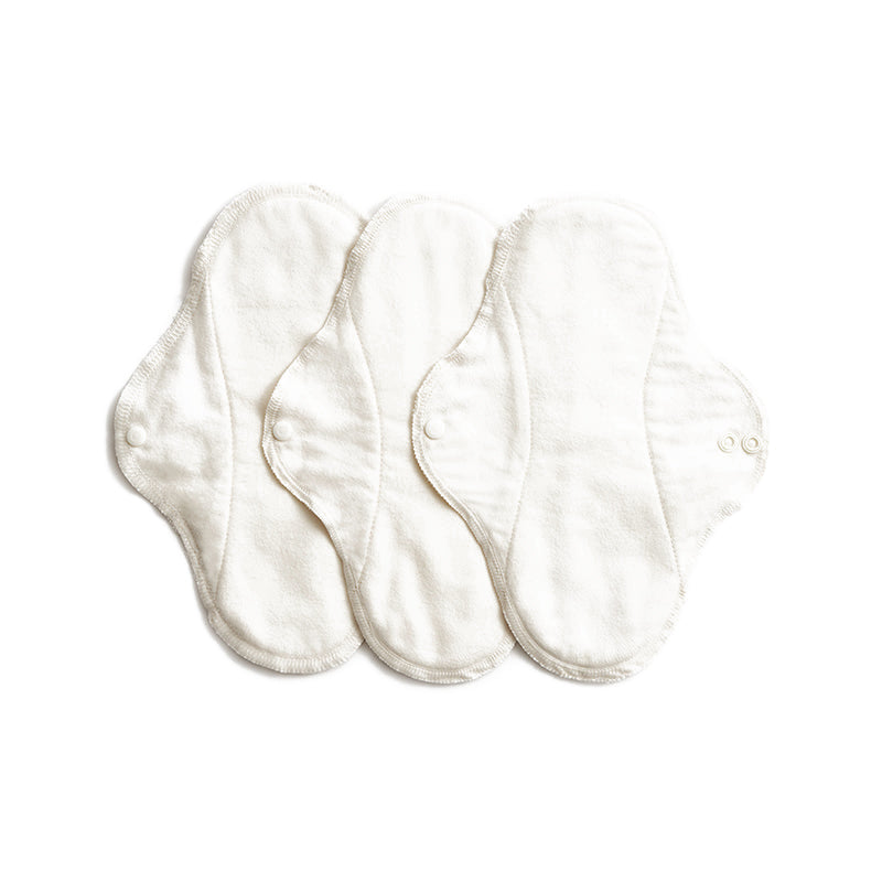 Imse Vimse Sanitary Pads Regular Natural, set of 3, washable