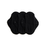 Imse Vimse Panty Liners Black, 3 pack, washable