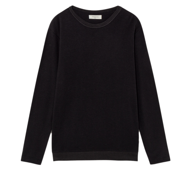 THINKING MU Shiva hemp longsleeve black Men