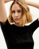 THINKING MU Dakota rib top black women