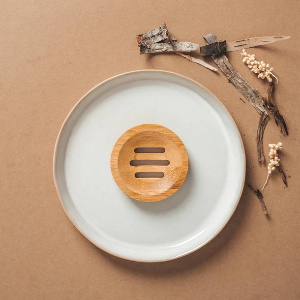 WONDR Bamboo Shampoo bar holder round