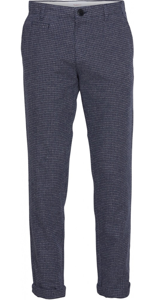 KCA Chuck chino papita checked stretched pant 70218 Total eclipse 1001