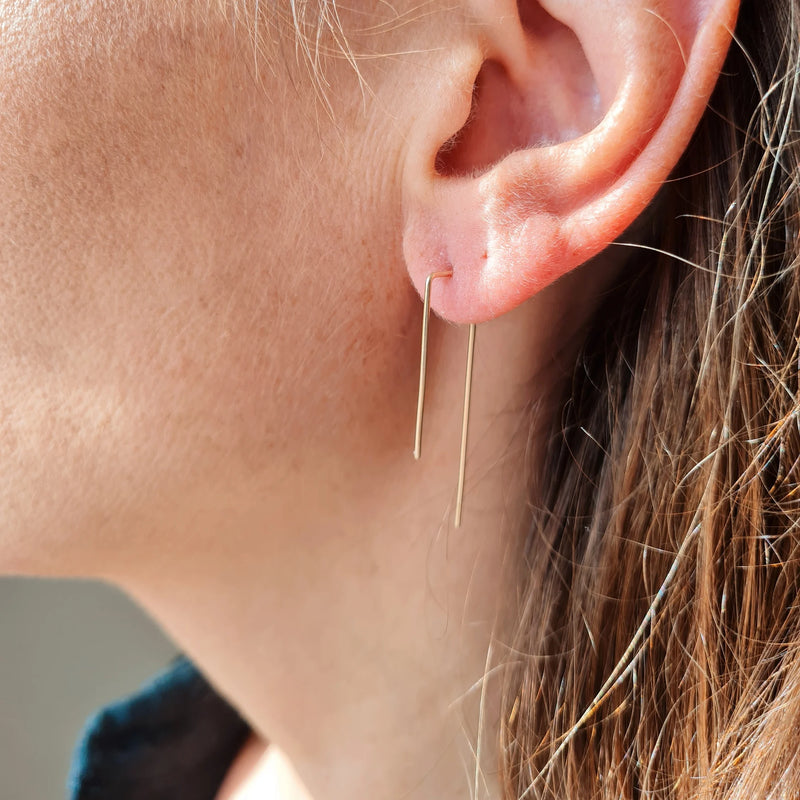 LILO JEWELRY Needle earrings gold filled