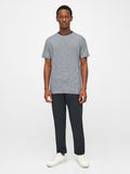 KCA 1010053 Organic cotton striped t-shirt 8021 blue stripe men