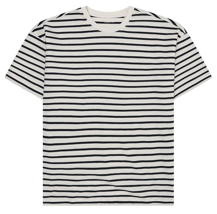 KCA 1010112 Loose striped t-shirt 8036 navy men