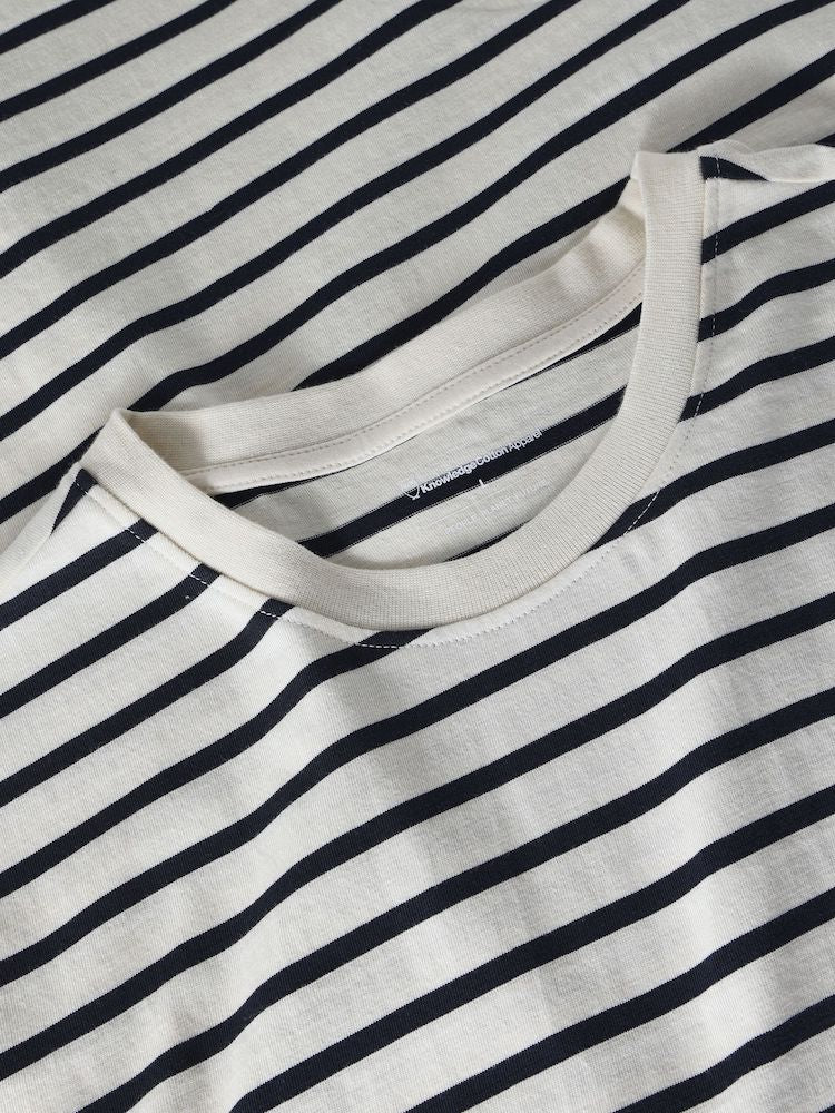 KCA 1010112 Loose striped t-shirt 8036 navy men