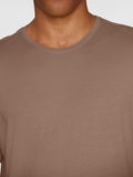KCA 1010113 Agnar basic T-shirt 1437 chocolate malt men