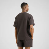 DEDICATED Danviken waffle t-shirt phantom black men