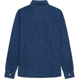 KCA 2090077 organic cotton denim shirt 3059 dark blue denim women