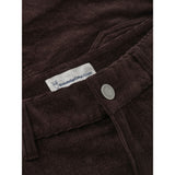 KCA 2040019 Organic cotton corduroy skirt 1487 chocolate torte women