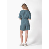 KLITMØLLER Marna short jumpsuit moss green women